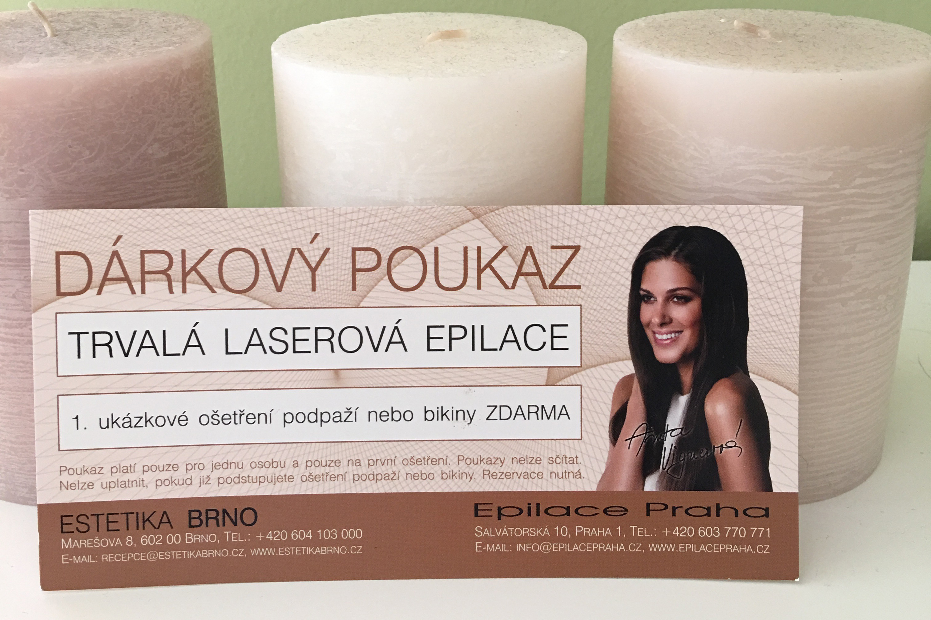 Trvalá laserová epilace podpaží nebo bikiny
