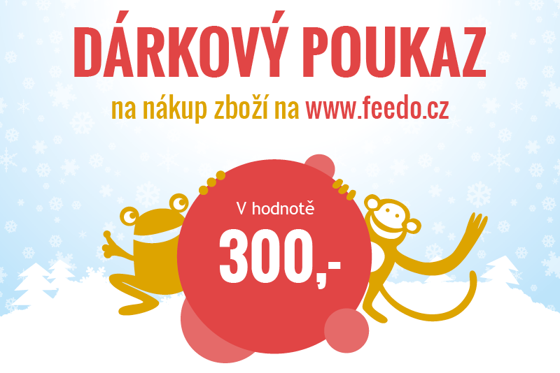 Nákup v Feedo.cz v hodnotě 300 kč