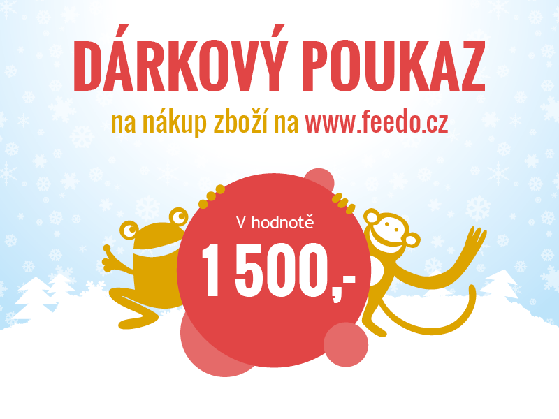 Nákup v Feedo.cz v hodnotě 1500 kč