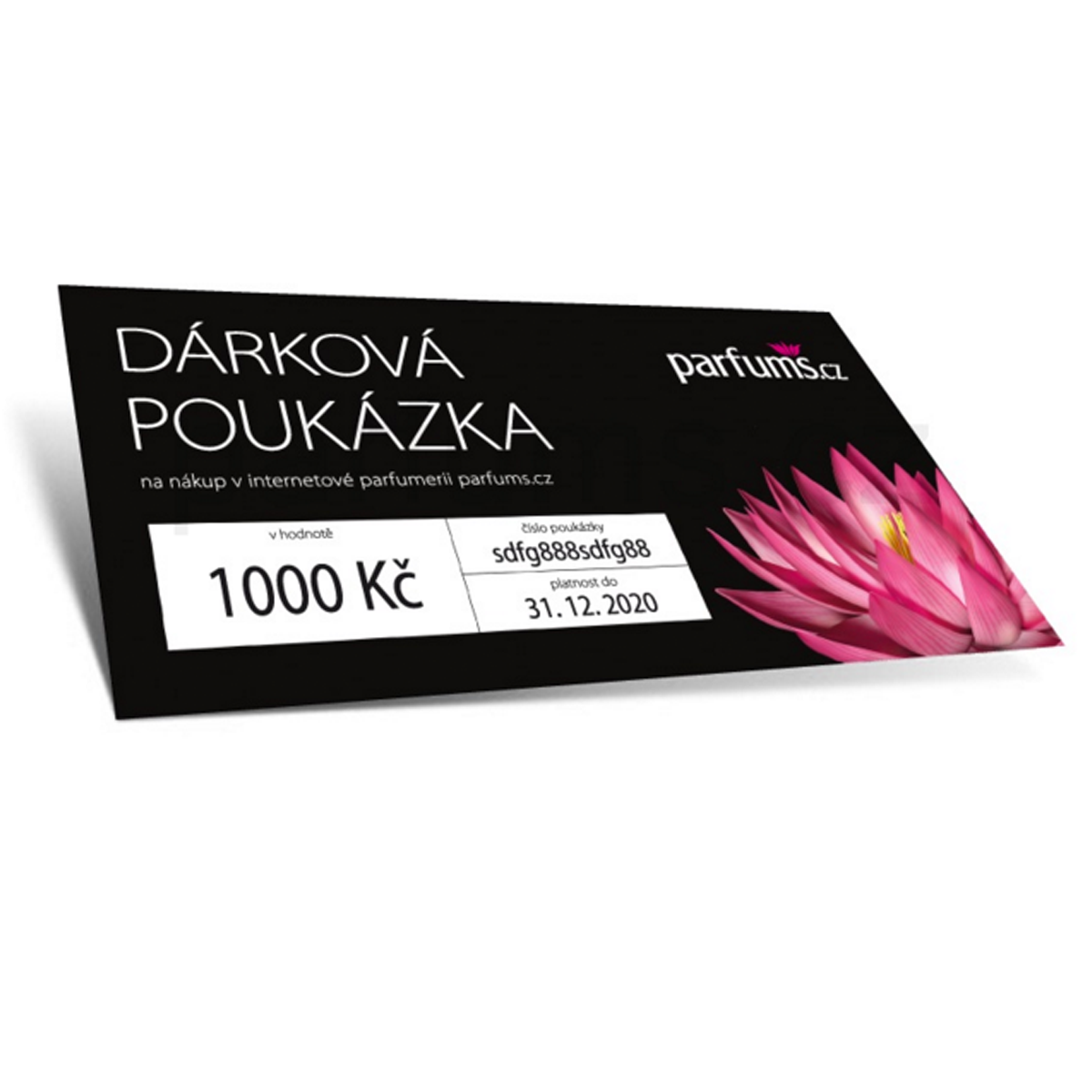 Nákup v Parfums.cz v hodnotě 1000kč